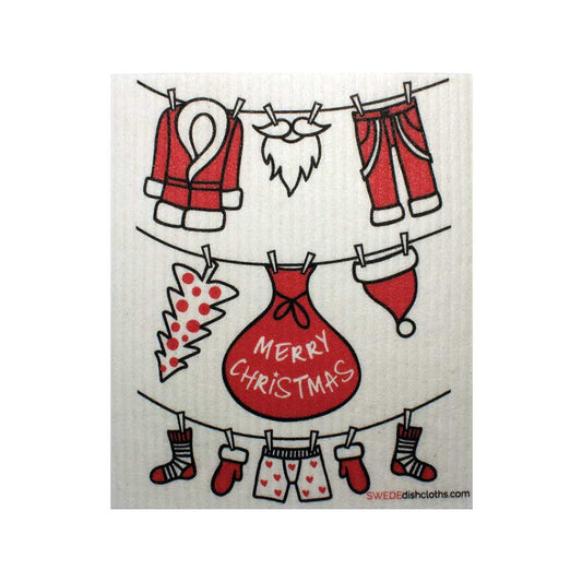 SWEDEdishcloths - Swedish Dishcloth Christmas Santa