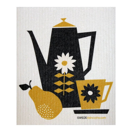 SWEDEdishcloths - Swedish Dishcloth Retro Coffee Spongecloth