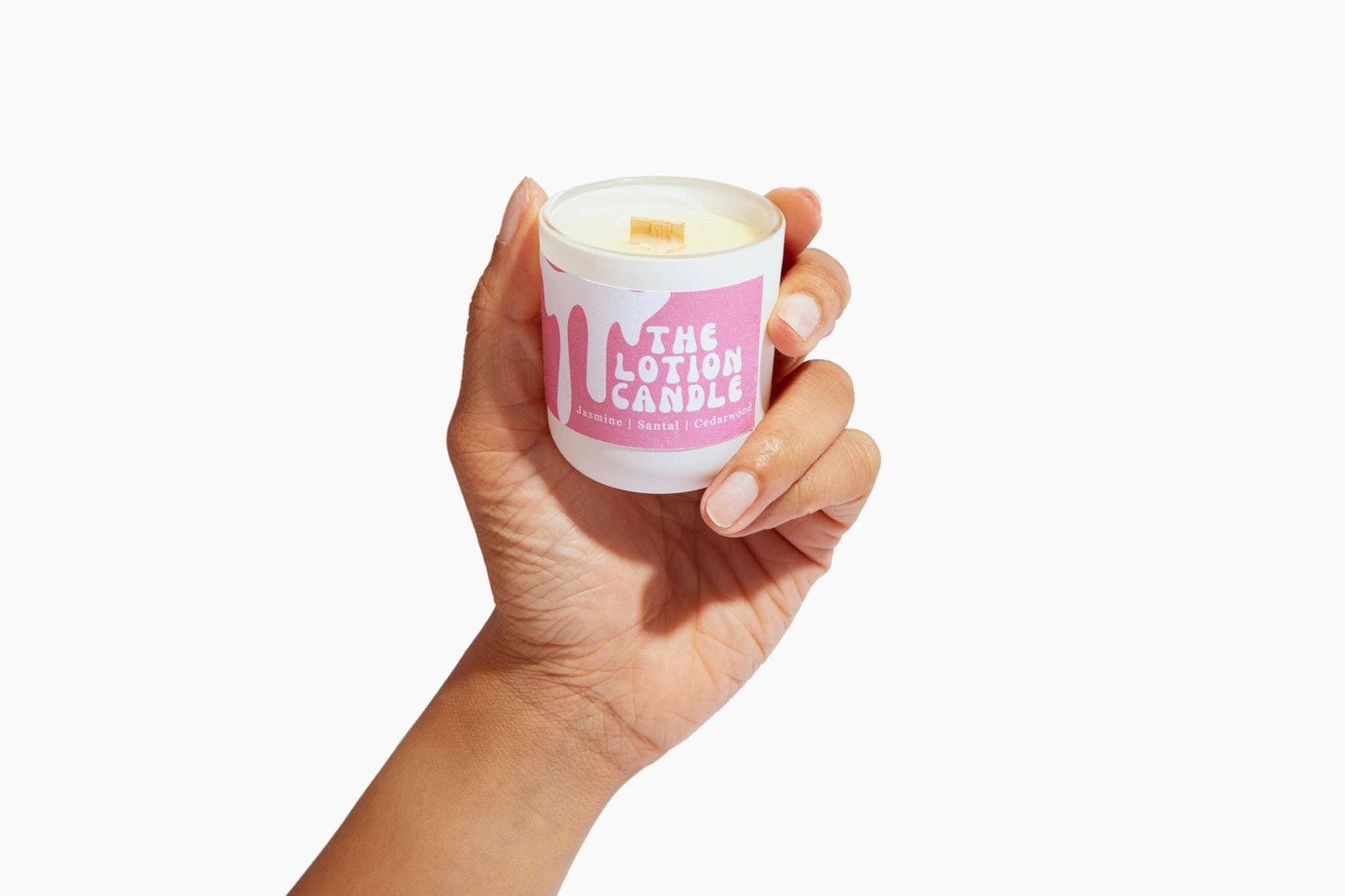 The Lotion Candle - Jasmine Santal Cedarwood Lotion Candle