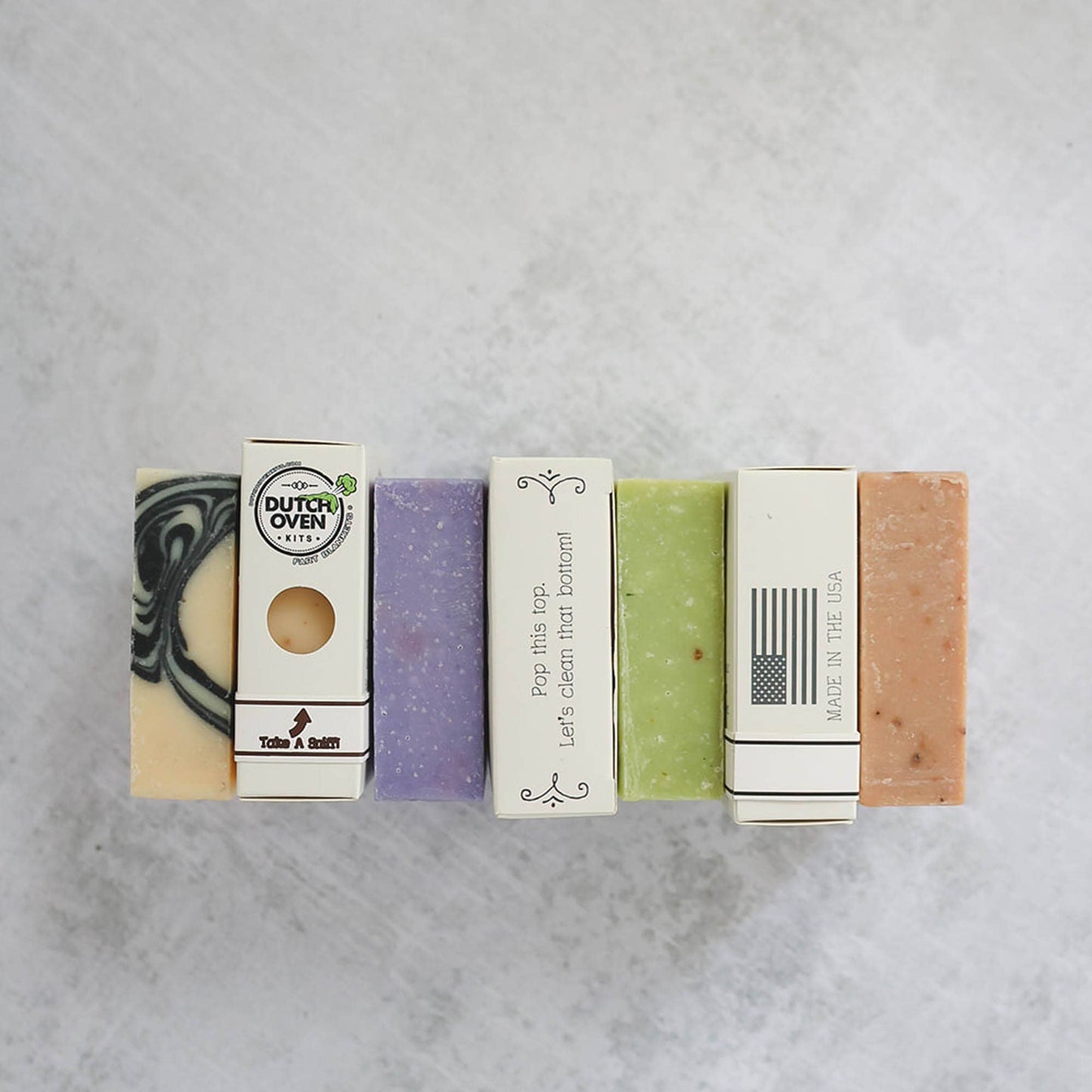 Dutch Oven Kits - Lavender Lemongrass - Shart Wash Natural Soap Bars 5 oz