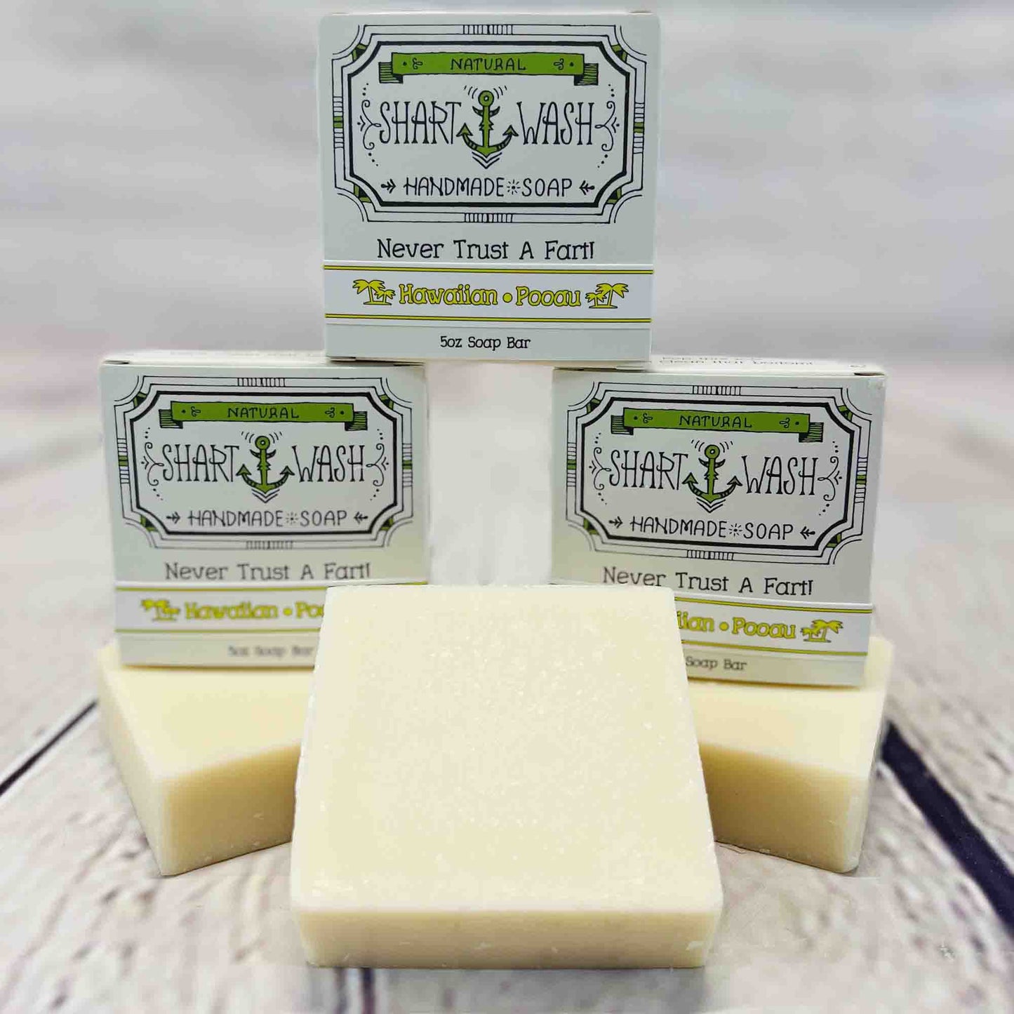 Dutch Oven Kits - Hawaiian Pooau - Shart Wash Natural Soap Bars 5 oz