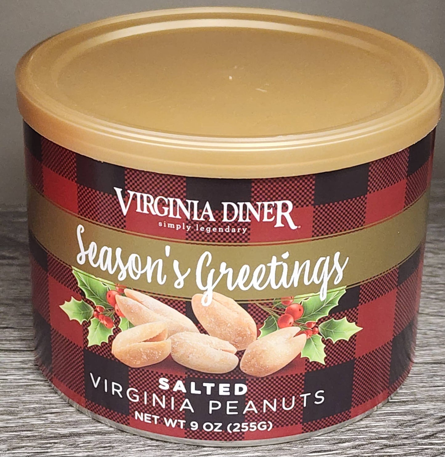 Virginia Diner - Seasons Greetings Salted Virginia Peanuts - 9oz