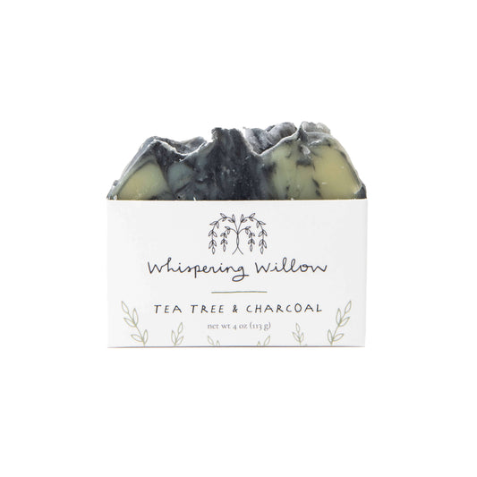 Whispering Willow - Bar Soap - Tea Tree with Charcoal