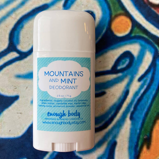Enough Body - Mountains and Mint Natural Deodorant Stick