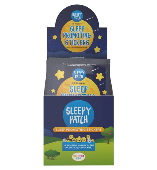 The Natural Patch Co. - SleepyPatch - Pegatinas de remedios para ayudar a dormir con aceites esenciales