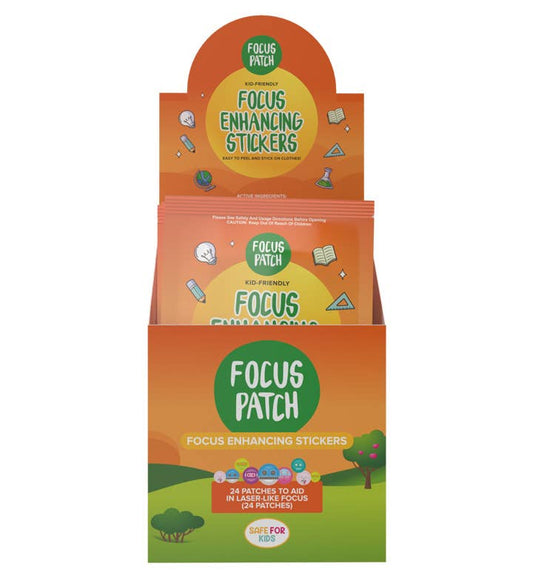 The Natural Patch Co. - FocusPatch - Pegatinas de enfoque, energía y claridad
