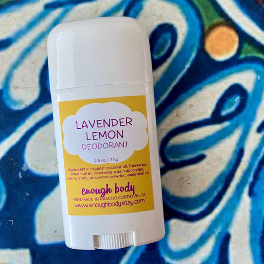 Enough Body - Lavender Lemon Natural Deodorant Stick