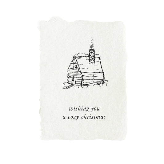 Farmette - Cozy Cabin Christmas note cards - set of four