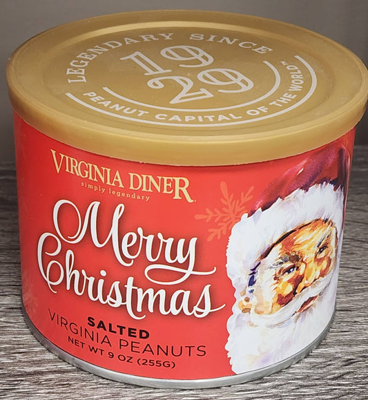 Virginia Diner - Feliz Navidad, maní salado de Virginia - 9 oz