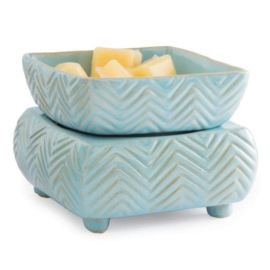 Candle Warmers - Chevron 2-in-1 Fragrance Warmer