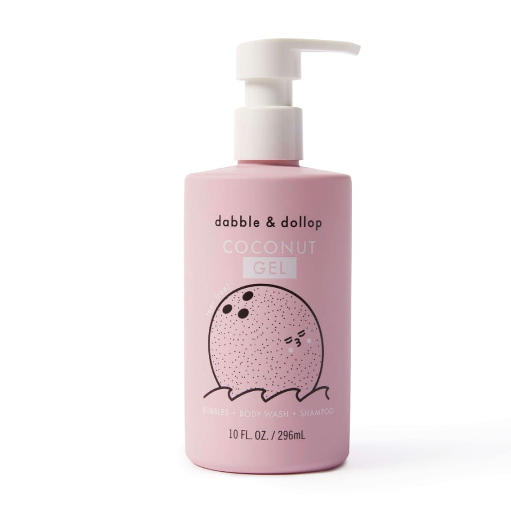 Dabble & Dollop - Coconut Shampoo Bubble Bath & Body Wash - 
