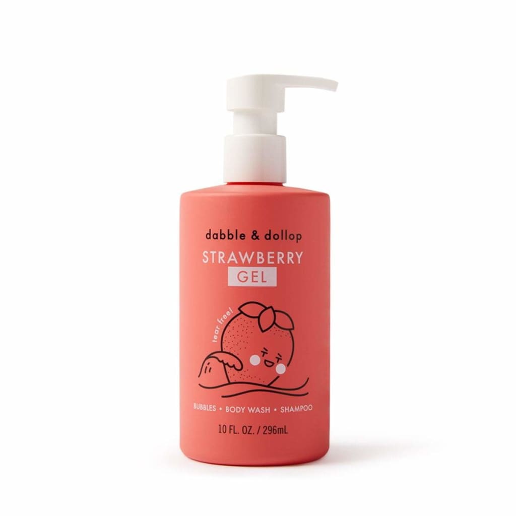 Dabble & Dollop - Strawberry Shampoo Bubble Bath & Body Wash