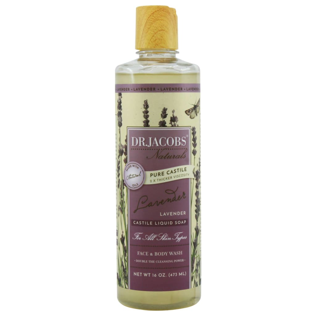 Dr Jacobs Naturals - Castille Liquid Soap - Lavender - 16 oz