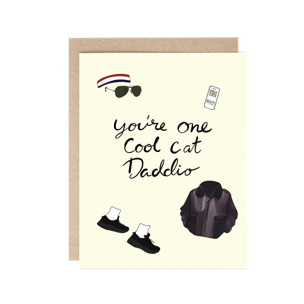 Drawn Goods - Cool Cat Daddio Father’s Day Card - Greeting &
