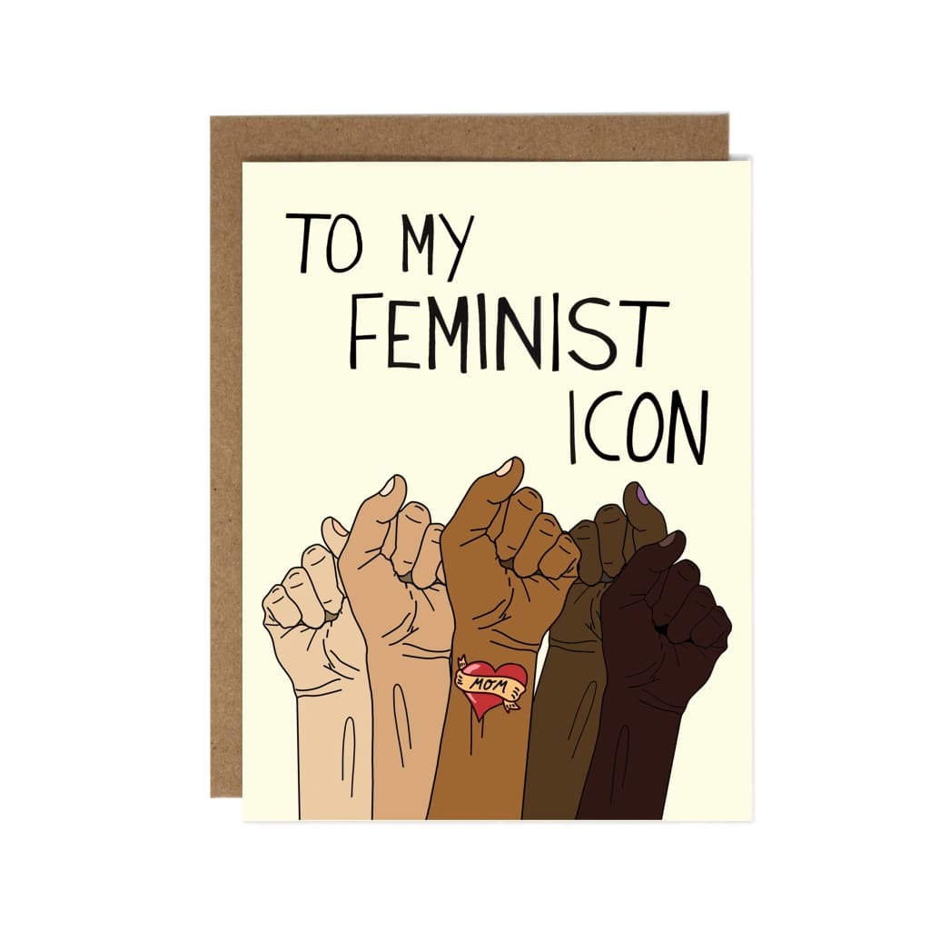 Drawn Goods - Feminist Icon Mom - Mother’s Day Card -
