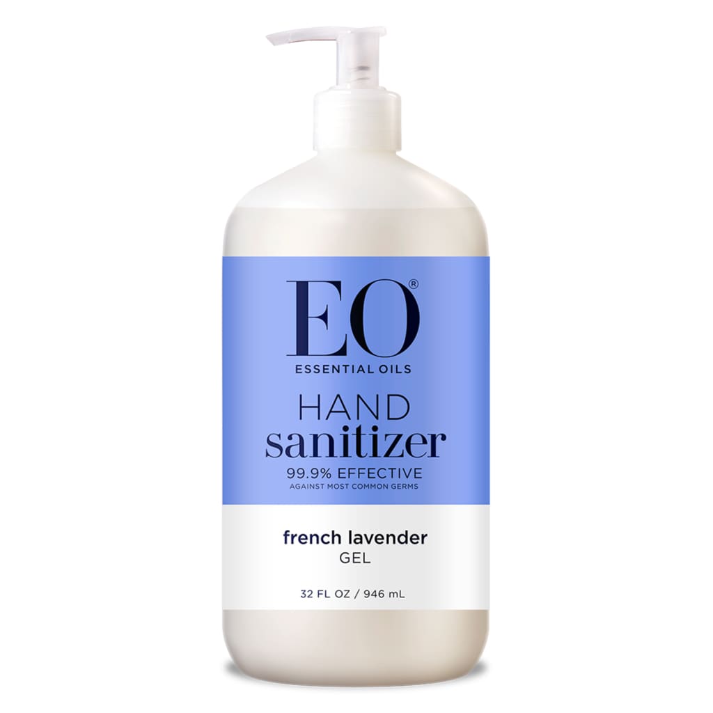 EO Products - French Lavender Hand Sanitizer Gel (32 oz) - 