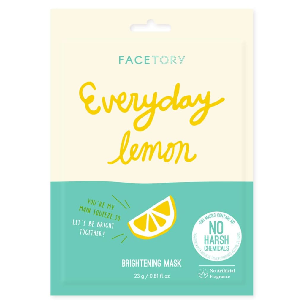 FaceTory - Everyday Lemon Brightening Mask - Bath & Body