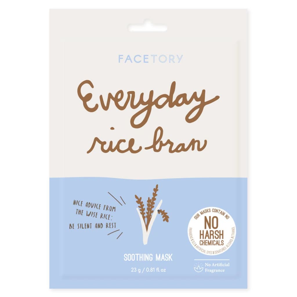 FaceTory - Everyday Rice Bran Soothing Mask - Bath & Body