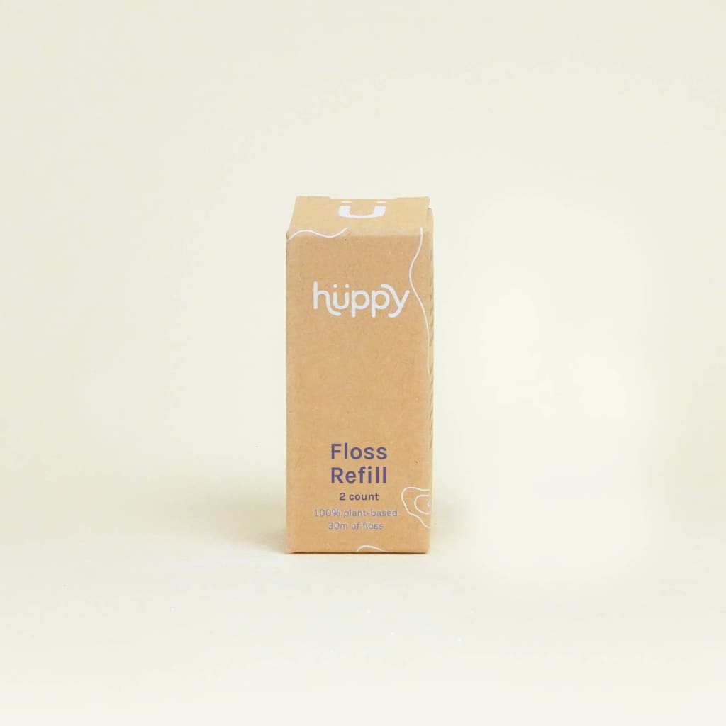 Huppy - Vegan Dental Floss - Refills (2-Pack) - Bath & Body