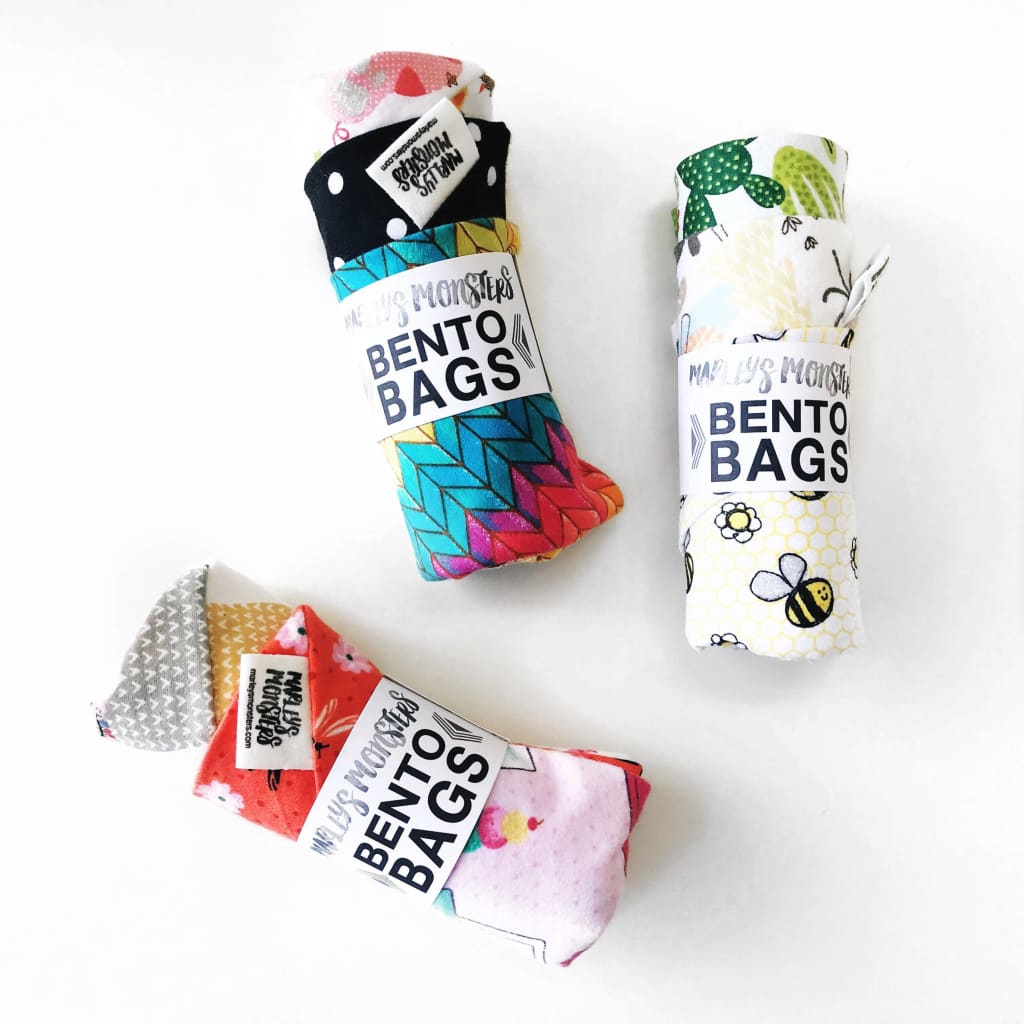 Re-Useable Bento Bags - 3 Pack -  Tilth & Oak