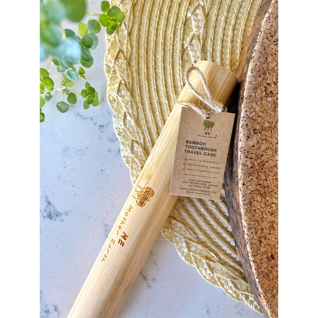 Me Mother Earth - Bamboo Travel Toothbrush Case - Home &
