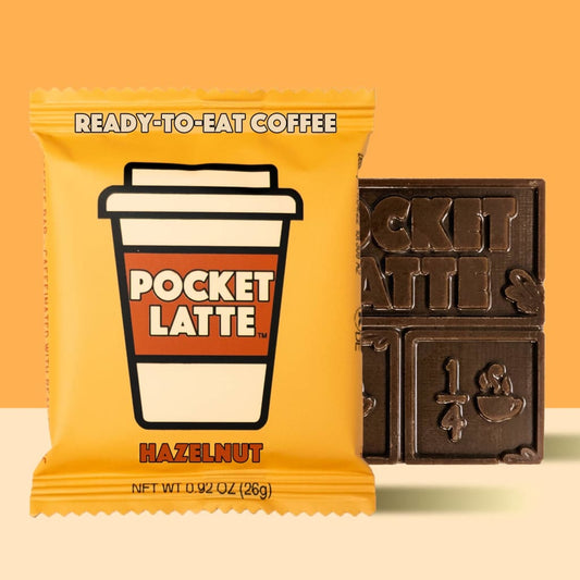 Pocket Latte - Hazelnut - Coffee Chocolate Bar - Home &