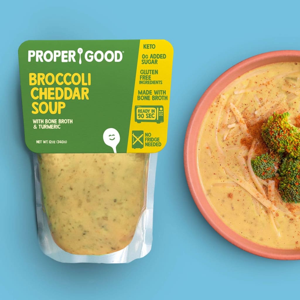 Proper Good - Broccoli Cheddar Soup - Home & Garden