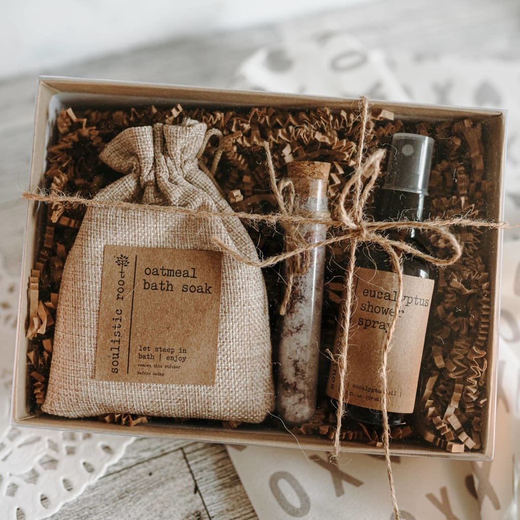 Soulistic Root - Gift Set | Rose Petal Trio with Eucalyptus