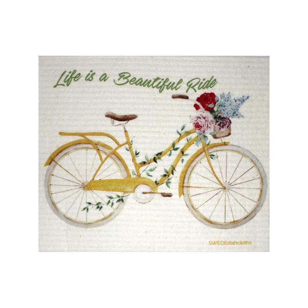 SWEDEdishcloths - Swedish Dishcloth Beautiful Life Bike