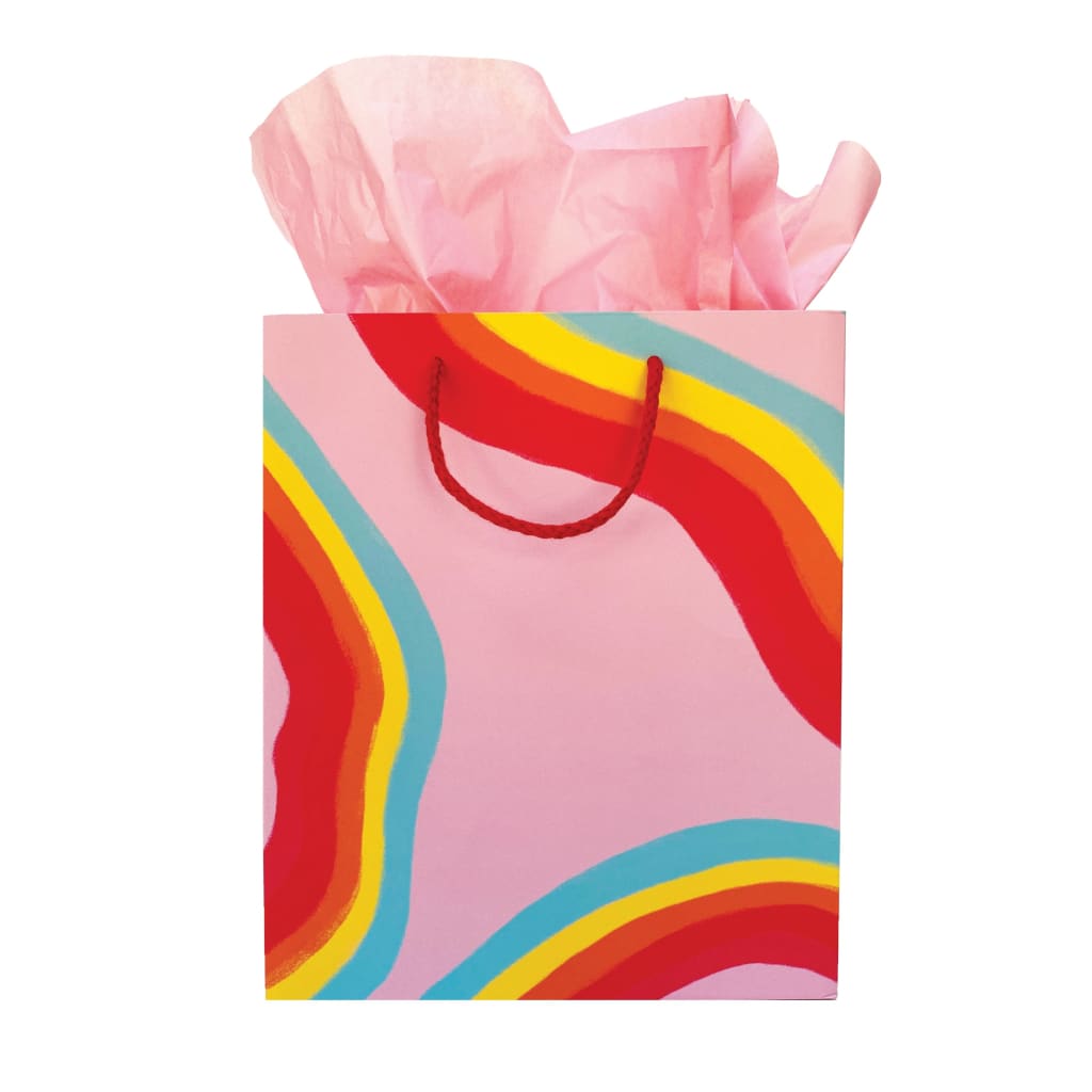 The Social Type - Rainbow Ribbon Gift Bag - Home & Garden