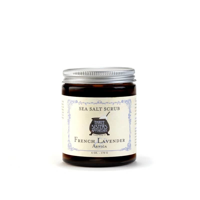 Three Sisters Apothecary - French Lavender Sea Salt Scrub - 