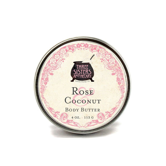 Three Sisters Apothecary - Rose & Coconut Body Butter - Bath