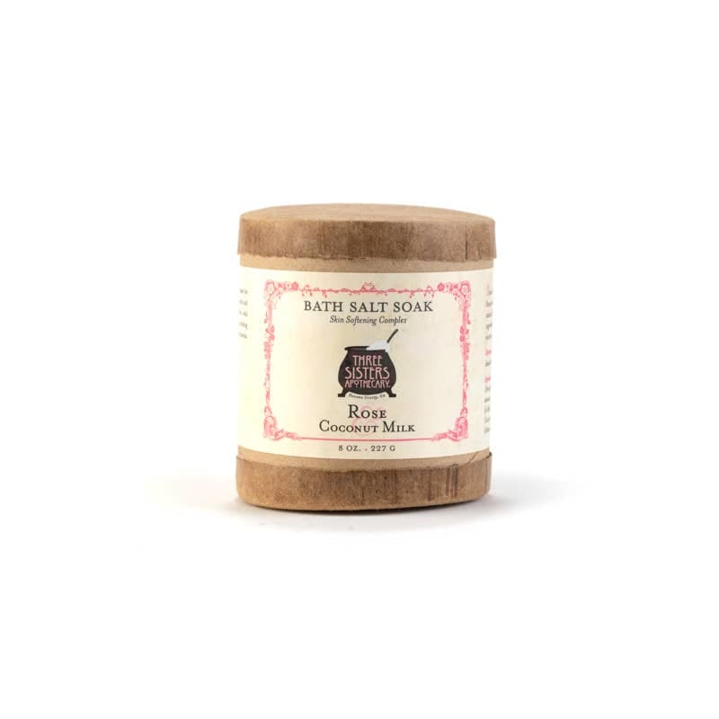 Three Sisters Apothecary - Rose & Coconut Milk Bath Salt 