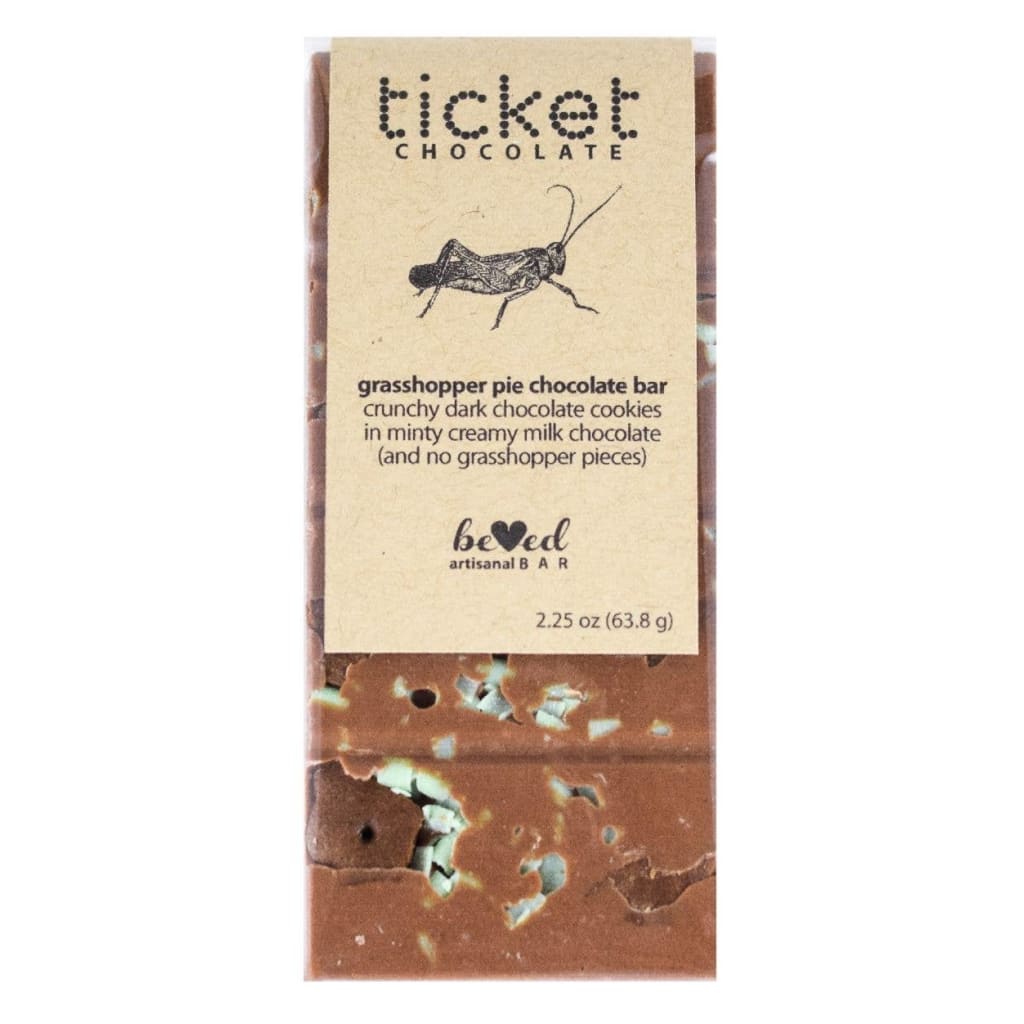 Ticket Chocolate - Artisan Chocolate Bars - “Grasshopper”