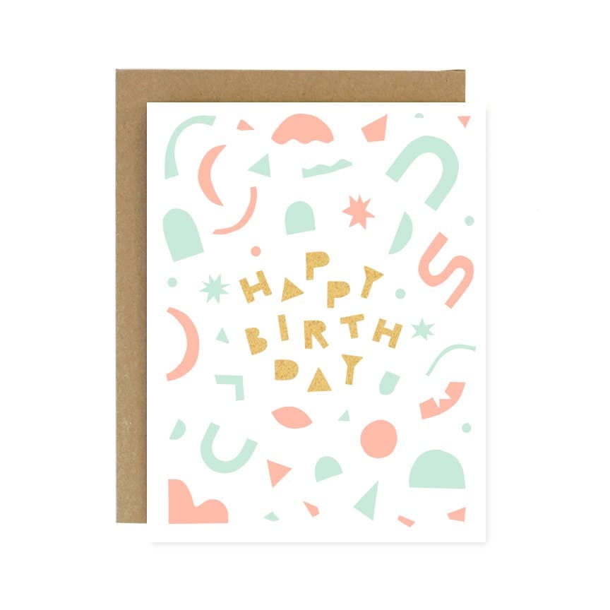 Worthwhile Paper - Birthday Confetti Card - Home & Garden